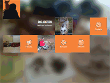 Tablet Screenshot of dogadiction.com
